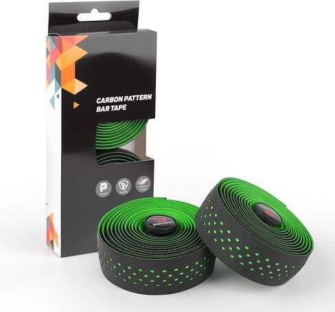 شريط مقود BOLANY لدراجة الطريق، 2 شريط من إسفنج EVA على سطح البولي يوريثان مع مقابس نهائية in Kuwait