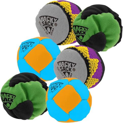 Wham-O Hacky Sack - Footbags - 1.90-Inch - 3 Panel Foot Bag - Hand Stitched - Beginner - Advanced - Pro in Saudi Arabia