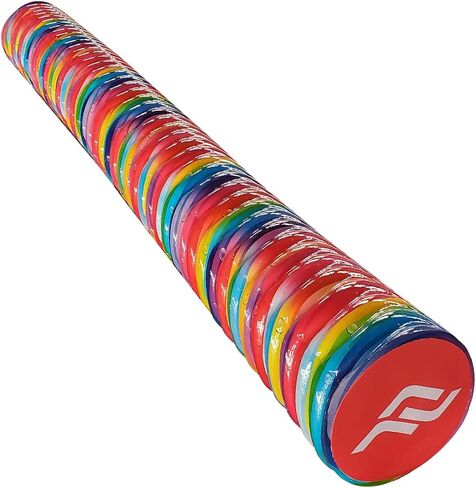 Mymersa Jumbo Swimming Pool Noodles ، طلاء الفينيل الناعم القائم على الماء ، والمعكرونة الرغوية المقاومة للأشعة فوق البنفسجية للسباحة والعائمة ، عوامات البحيرة ، تطفو البلياردو للبالغين. in Kuwait