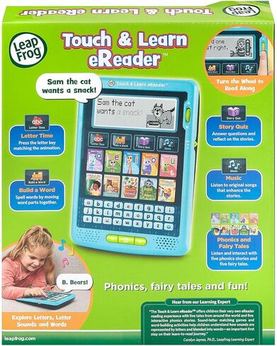 LeapFrog Touch and Learn eReader, Teal in Saudi Arabia
