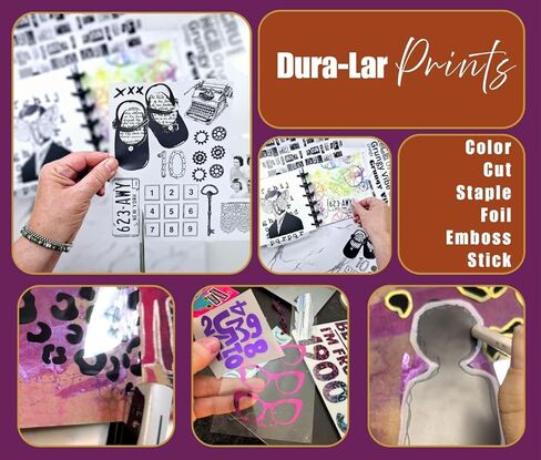 مطبوعات Grafix Dura-lar-الأزهار الغريبة من Terri Conrad ، الأفلام المطبوعة مسبقًا 005 "واضحة ومماثلة 8.5x11 ، والإضافات المثالية إلى المجلات ، والحرف الورقية ، ومشاريع الوسائط المختلطة ، وحزمة 6 أوراق in Saudi Arabia