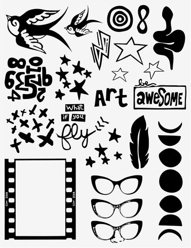 مطبوعات Grafix Dura-Lar-Sassy by Kassandra Louise Designs ، أفلام مطبوعة مسبقًا .005 "Clear و Matte 8.5" X11 "، والإضافات المثالية للمجلات ، والحرف الورقية ، ومشاريع الوسائط المختلطة ، وحزمة 6 أوراق in Kuwait