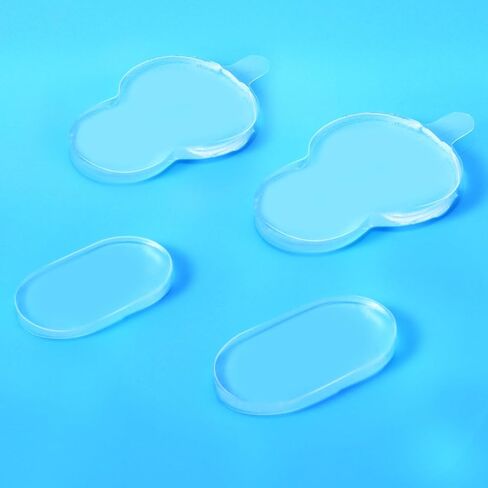 120pcs شريط لاصق لـ Sonny Baby ، Angel Hipper Sudd Oval Double -Side Pad Device ، Mini Figure مقاومة للماء غراء اللزجة اللزجة ، استبدال بديل للهاتف لزخرفة الدمى الزخرفية in Kuwait