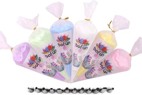 BOFUN 6 عبوات CRING GLUE CHLAY مع 60+ سحر الراتنج - DIY CASES KIT CRAFT للمجوهرات والمرايا و SCRAPBOOKING - سحر الولادة الرسوم المتحركة مع نصائح الأنابيب (أصفر بني) in Kuwait