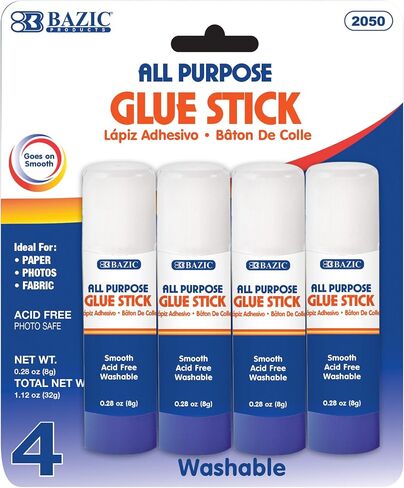 Bazic Premium Glue Stick 8G/0.28 OZ. in Saudi Arabia