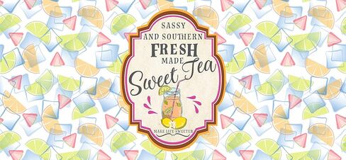 Sweet Tea 16oz glass tumbler gift in Saudi Arabia