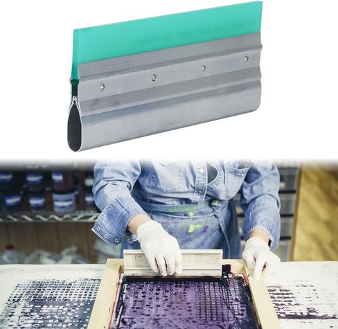Screen Printing Squeegee Scratch Board 75 Durometer Ink Squeegee Rubber Blade Squeegee for Industrial Film, 25cmx9.5cm in Saudi Arabia