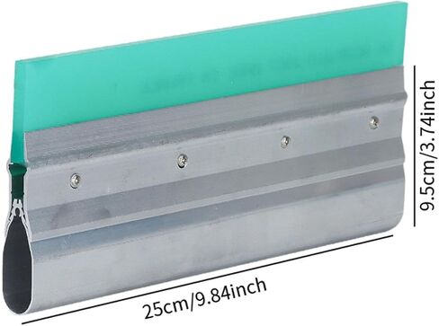 Screen Printing Squeegee Scratch Board 75 Durometer Ink Squeegee Rubber Blade Squeegee for Industrial Film, 25cmx9.5cm in Saudi Arabia