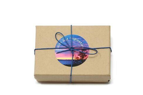 Salish Sea Inspirations Handmade Antique Copper Teardrop Hoop Earrings - Hypoallergenic Niobium (1" Tall) in Kuwait