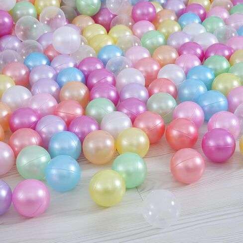 كرات الكرة النجمية في Starbolo-حزمة من 100 200 500 1000 كرات معكرون BPA & Phthalate مجانية غير سامة للسحق كرات بلاستيكية ناعمة للاصطدام لمدة 1-5 سنوات. in Kuwait