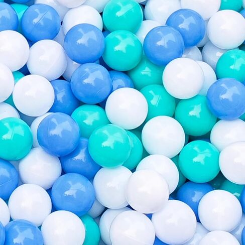 Vivavolt Ball Pit Balls 100 - فثالات آمن مجاني BPA كرات الكرة المجانية للحفر للأطفال الصغار ، وألوان زاهية 2.2 بوصة سحق الكرات البلاستيكية ، لحفرة الكرة ، والطفل الصغار ، ونفق الأطفال. in Kuwait