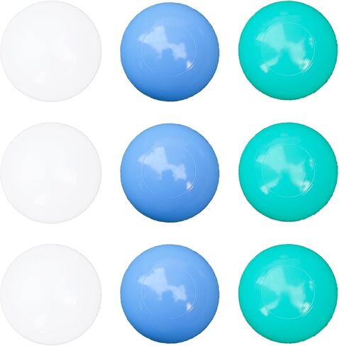 Vivavolt Ball Pit Balls 100 - فثالات آمن مجاني BPA كرات الكرة المجانية للحفر للأطفال الصغار ، وألوان زاهية 2.2 بوصة سحق الكرات البلاستيكية ، لحفرة الكرة ، والطفل الصغار ، ونفق الأطفال. in Kuwait