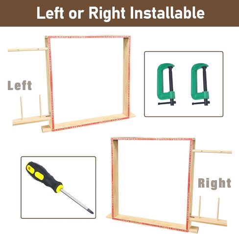 XDTime Wooden Tufting Frame 31.5 "X31.5" Make Make Kit للمسدس الكهربائي TUFTIN in Kuwait