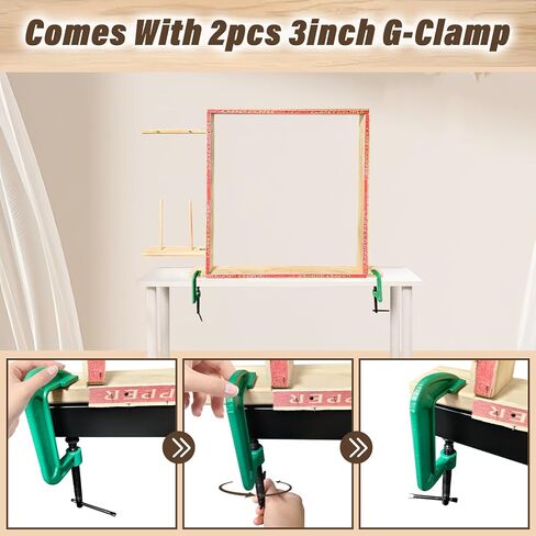 XDTime Wooden Tufting Frame 31.5 "X31.5" Make Make Kit للمسدس الكهربائي TUFTIN in Kuwait