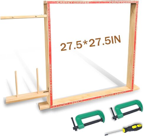 XDTime Wooden Tufting Frame 31.5 "X31.5" Make Make Kit للمسدس الكهربائي TUFTIN in Kuwait