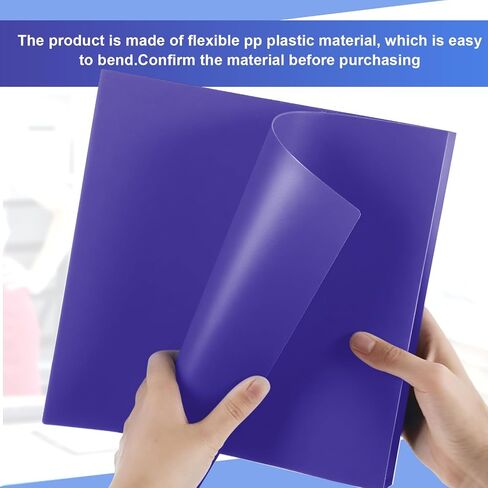 Henoyso 6 Pcs 2 Inch Mini 3 Ring Binder, Fits 5.5" x 8.5" Paper, Three Round Rings Plastic Mini Binders for School, Office Use, Recipe Binder, Photo Album Pages(Blue) in Saudi Arabia