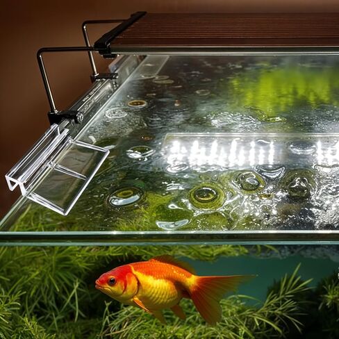 10Pcs Acrylic Aquarium Cover Clips, 6mm Clear Fish Tank Lid Holder for Rimless Aquarium Top Cover, Lids Hood Support Holder Glass Fish Tank Top Clip in Saudi Arabia