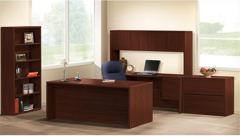 HON 10515RNN 10500 Series 48 by 24 by 29-1/2-inch lorkstation Return ، Right ، Mahogany in Saudi Arabia