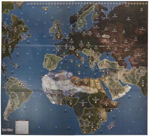 Avalon Hill Axis & Allies Europe 1940 Second Edition WWII Strategy Board Game, with Extra Large Gameboard, Ages 12 and Up, 2-6 Players in Saudi Arabia