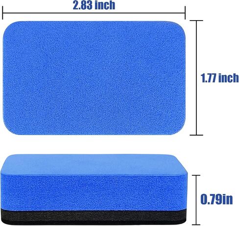 Dry Erase Eraser,8 Pack Magnetic Whiteboard Erasers,Rectangle Dry Erase Board Erasers for Classroom, Home, and Office(8pcs-Rectangle) in Kuwait