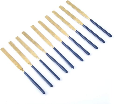 10pcs مرتفعة ارتداء الماس مسطح ملفات 5 * 180 أداة إصلاح المجوهرات in Saudi Arabia