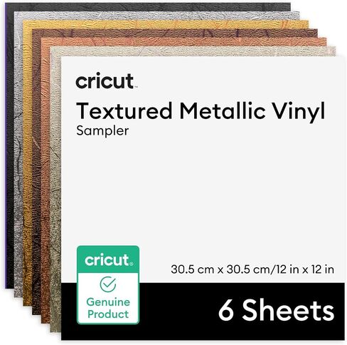CRICUT® Shimmer Vinyl - دائمة ، عينة الحزب - 12 في × 12 في (10 CT) in Kuwait