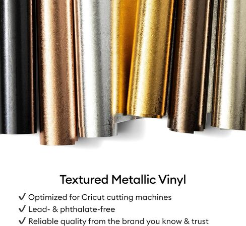 CRICUT® Shimmer Vinyl - دائمة ، عينة الحزب - 12 في × 12 في (10 CT) in Kuwait