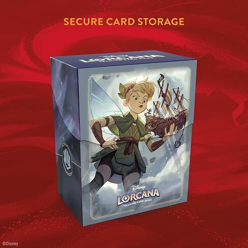 Ravensburger Disney Lorcana TCG Deck Box Featuring Tinker Bell - Giant Fairy | Securely Store 80 Sleeved Cards | Durable Portable Organizer for TCG Players | for Ages 8+ in Saudi Arabia