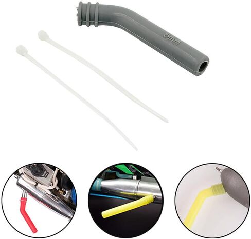 1PC RC Car Extension Extension Toy Toy Car Boat Poit Tube Silicone Extract For RC Car Truck Poit Airplane Helicopter DIY Model Model Parts (8mm Gray) in Kuwait