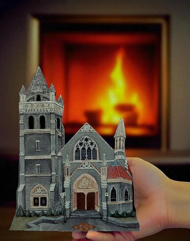 Lehigh Packer Chapel, Lehigh University Replica Ron Edelheiser's Illusions Studios in Saudi Arabia