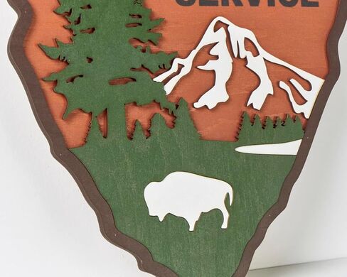 شعار National Park Service - Enl Welcome Emblem (Bison Design) in Saudi Arabia