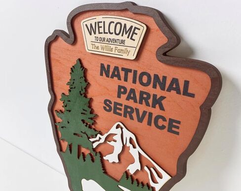 شعار National Park Service - Enl Welcome Emblem (Bison Design) in Saudi Arabia
