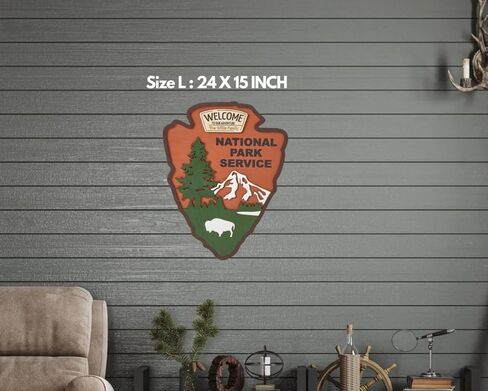 شعار National Park Service - Enl Welcome Emblem (Bison Design) in Saudi Arabia