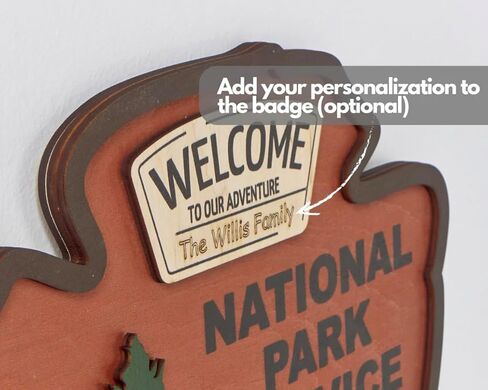 شعار National Park Service - Enl Welcome Emblem (Bison Design) in Kuwait
