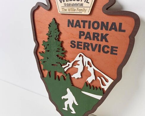 شعار National Park Service - Enl Welcome Emblem (Bison Design) in Kuwait