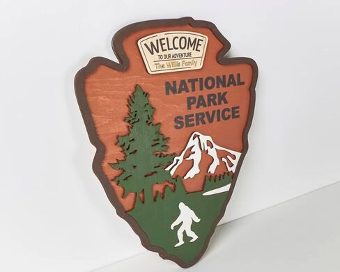 شعار National Park Service - Enl Welcome Emblem (Bison Design) in Kuwait