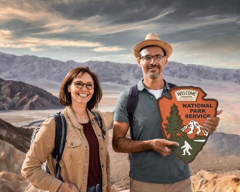 شعار National Park Service - Enl Welcome Emblem (Bison Design) in Kuwait