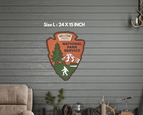 شعار National Park Service - Enl Welcome Emblem (Bison Design) in Kuwait