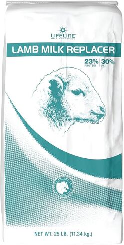 Annuso LifeLine Lamb Plus+ Adtlacer ، حقيبة 6 رطل - 23 ٪ من البروتين و 30 ٪ من الدهون - معززة مع Lifepulse لدعم إضافي - تشجع على الصحة المناعية والجهاز الهضمي والجهاز التنفسي - مسحوق Mix Easy -Mix in Kuwait
