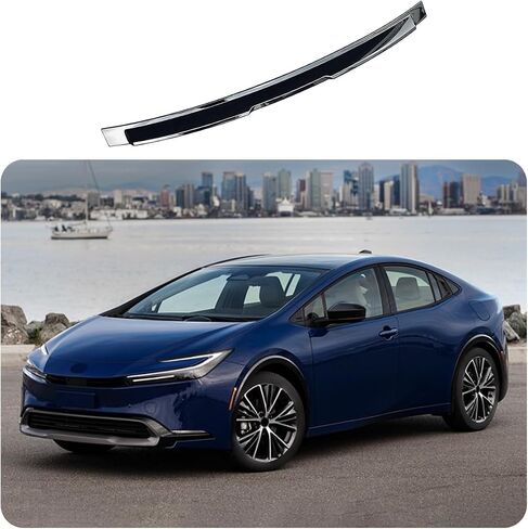 Car Accessories Fit for Toyota New Prius 2023 2024 2025 Exterior Rear Trunk Lip Wing Spoiler Cover Trim (Glossy Black) 1PCS ABS in Saudi Arabia