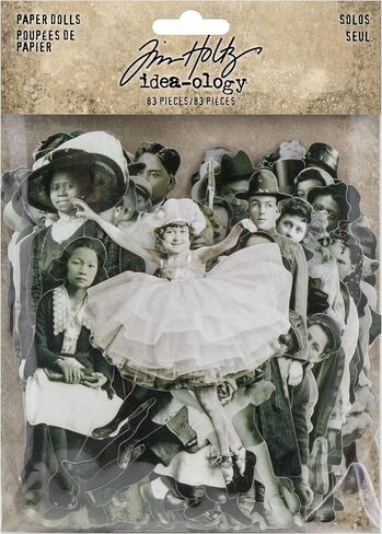 Tim Holtz Idea-Ology, Paper Dolls Solos, 935552 in Saudi Arabia