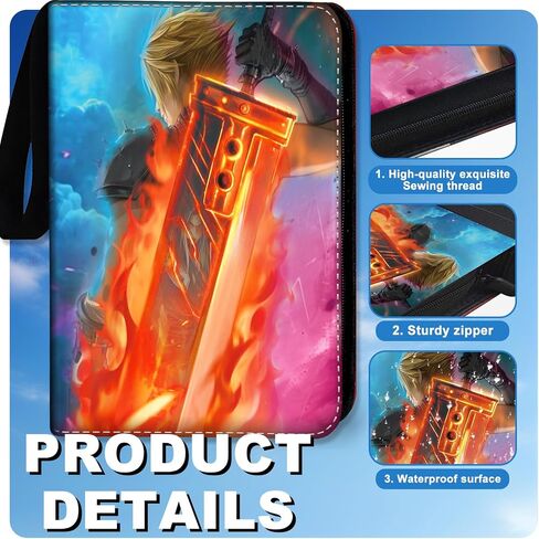 1008 Card Card Binder 9 Pocket ، موثق بطاقات 3 حلقة مع 56 صفحة الأكمام القابلة للإزالة ، وألبوم بطاقة تجميع بطاقة تداول عالية التخزين مقاومة للماء Careing Card Abrum for MTG TCG Cards in Saudi Arabia