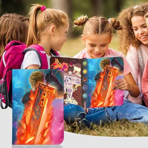 1008 Card Card Binder 9 Pocket ، موثق بطاقات 3 حلقة مع 56 صفحة الأكمام القابلة للإزالة ، وألبوم بطاقة تجميع بطاقة تداول عالية التخزين مقاومة للماء Careing Card Abrum for MTG TCG Cards in Saudi Arabia
