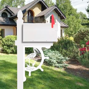 Mailbox Bracket. Ships wheel with Heron Large. Long Lasting & Fabulous! Free Shipping to mainland USA in Saudi Arabia