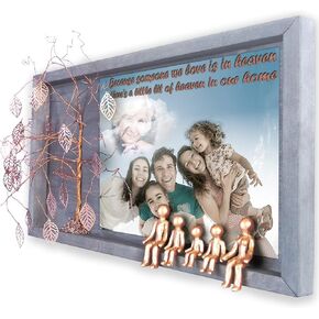 Sympathy Memorial Gifts For Loss Of The Loved Ones Mother Or Father Memory Frames For Pictures For Deceased Personalized Heaven Picture Frame Collages for Wall Willow Family Tree Photo Shadow Box in Saudi Arabia