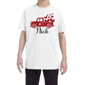 مخصصة لعيد الحب في عيد الحب Truck Thert Therft Owd Boys Youth XS-XL in Saudi Arabia