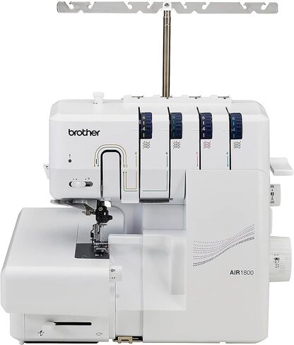 Brother Air1800 Air Serger Seleing Machine مع خيوط وملحقات الهواء الطائر in Kuwait