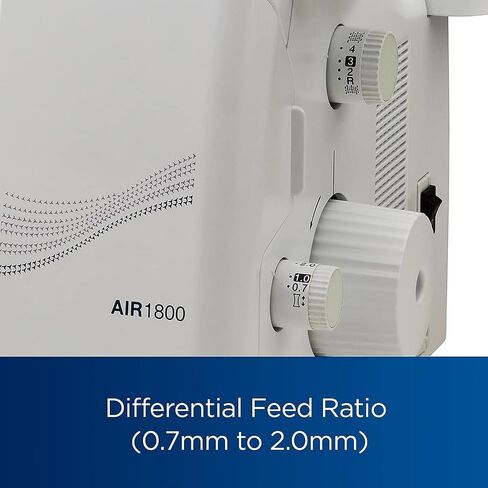 Brother Air1800 Air Serger Seleing Machine مع خيوط وملحقات الهواء الطائر in Kuwait