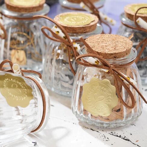 Pigpotparty 100 pcs الذهب المغلف المنقوش عصا القلب العصي رقائق مغلف الختم لدعوات الزفاف ، عيد الهالوين ، بطاقات تحية عيد الميلاد ， الحفلات تفضل ， أنماط الذات in Kuwait