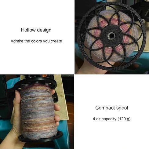 Electric Spinning Wheel, Dog Hair Wool Spinning Thread, Stepless Speed Regulation, Forward and Reverse Switching, Household Mini Yarn Winding Machine in Saudi Arabia